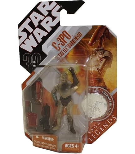 Amazon.com: STAR WARS EPIC FORCE C-3PO ROTATE FIGURE 360 DEGREES